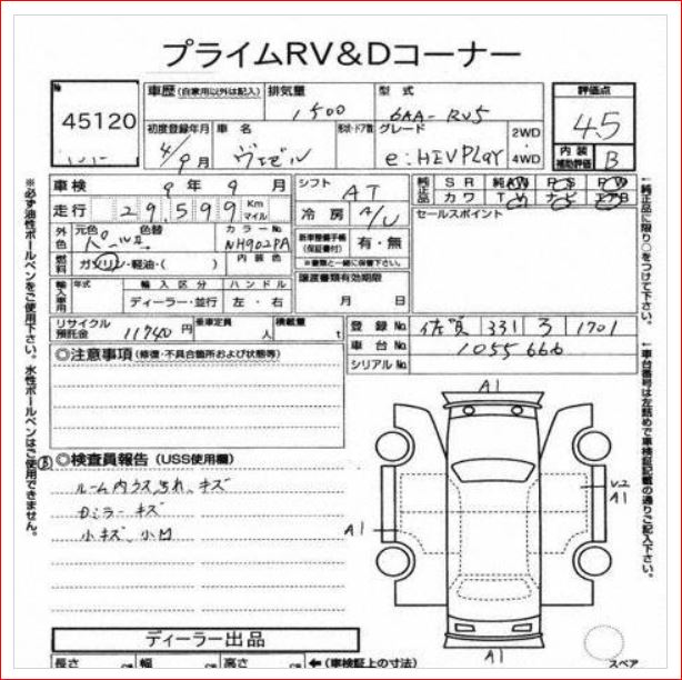 Honda Vezel (Hybrid) 2022